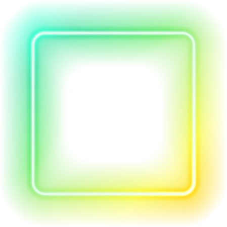Square Neon Frame