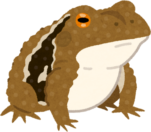 Illustration of a Brown Toad